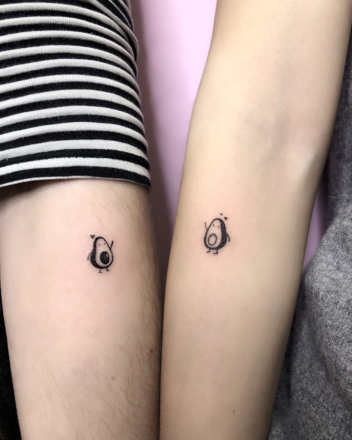 Minimalist Tattoos for Couples | Best Couple Tattoo Ideas
