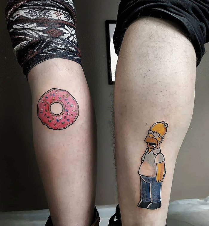 Perfectly Balanced Sun and Moon Matching Tattoos  TattooGlee  Matching  tattoos Matching friendship tattoos Cute matching tattoos