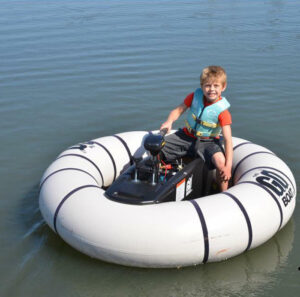 pool float bumper cars