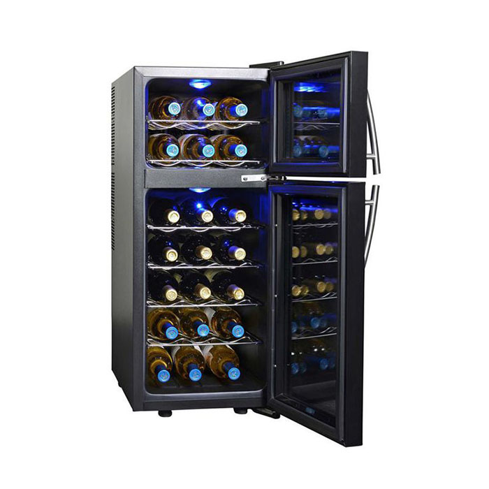 thermoelectic dual zone cooler perfect wine gifts