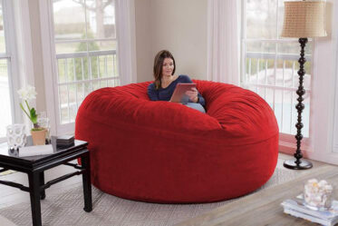 Gigantic Memory Foam Bean Bags Allow You To Softly Sink Into Bliss