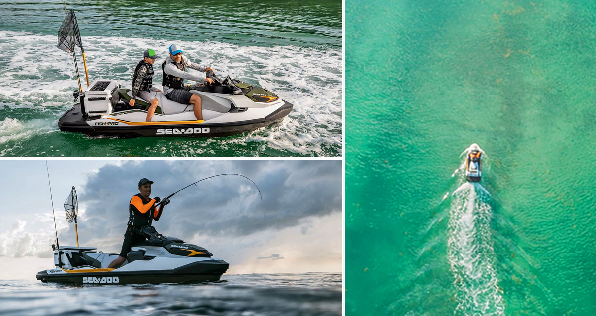 Sea-Doo's Fish Pro Jetski Is Dedicated To Fishing With A Built-In