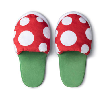 lopbraa piranha plants plush slippers