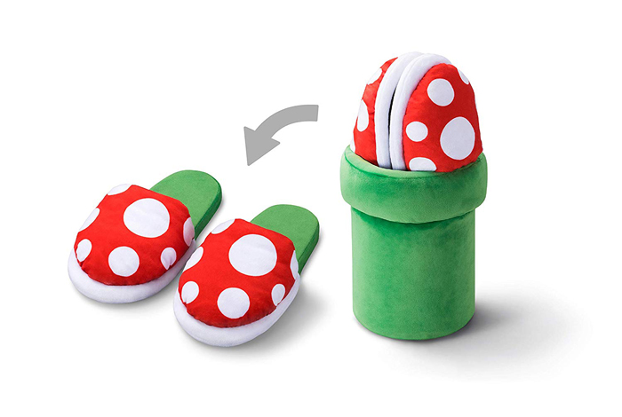 These Piranha Plant Slippers Are A 