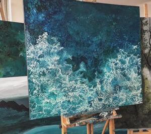 Talented Artist Vanessa Mae Creates Beautiful Paintings Of Ocean Waves