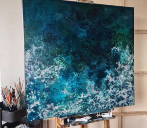 Talented Artist Vanessa Mae Creates Beautiful Paintings Of Ocean Waves