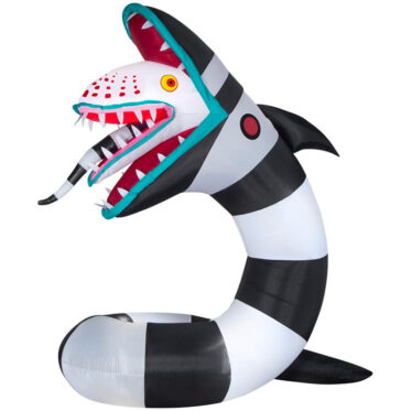 Up Your Game This Halloween With A Creepy Inflatable Beetlejuice Sandworm