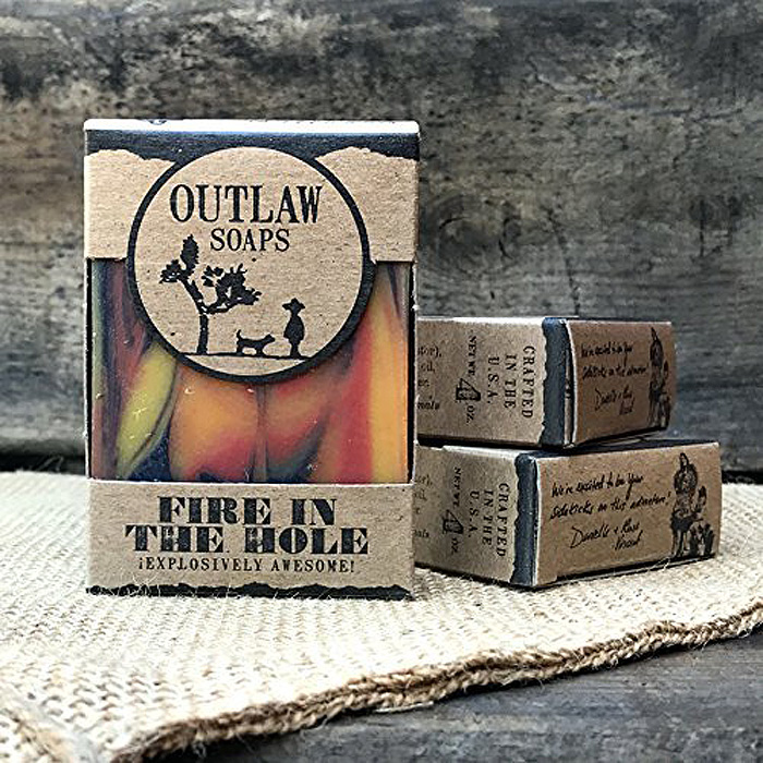 Outlaw Fire in the Hole Handmade Soap Bar – 4Hooves