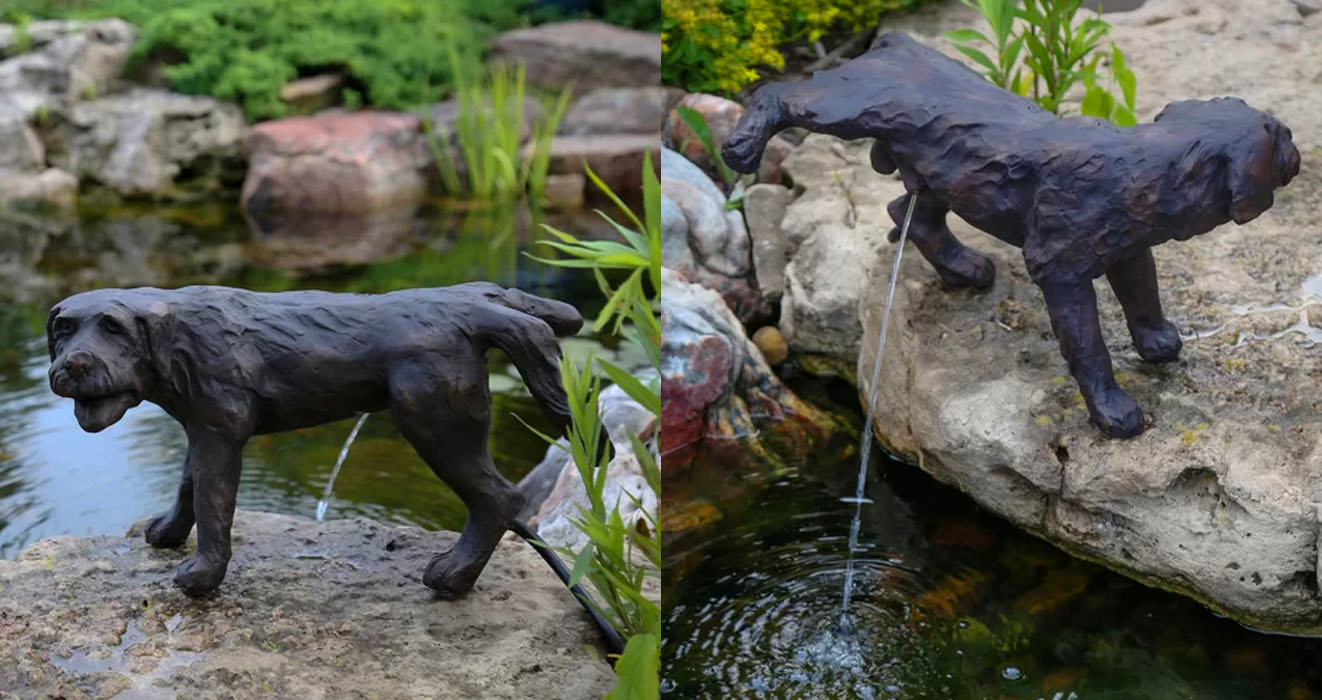 diy dog fountain