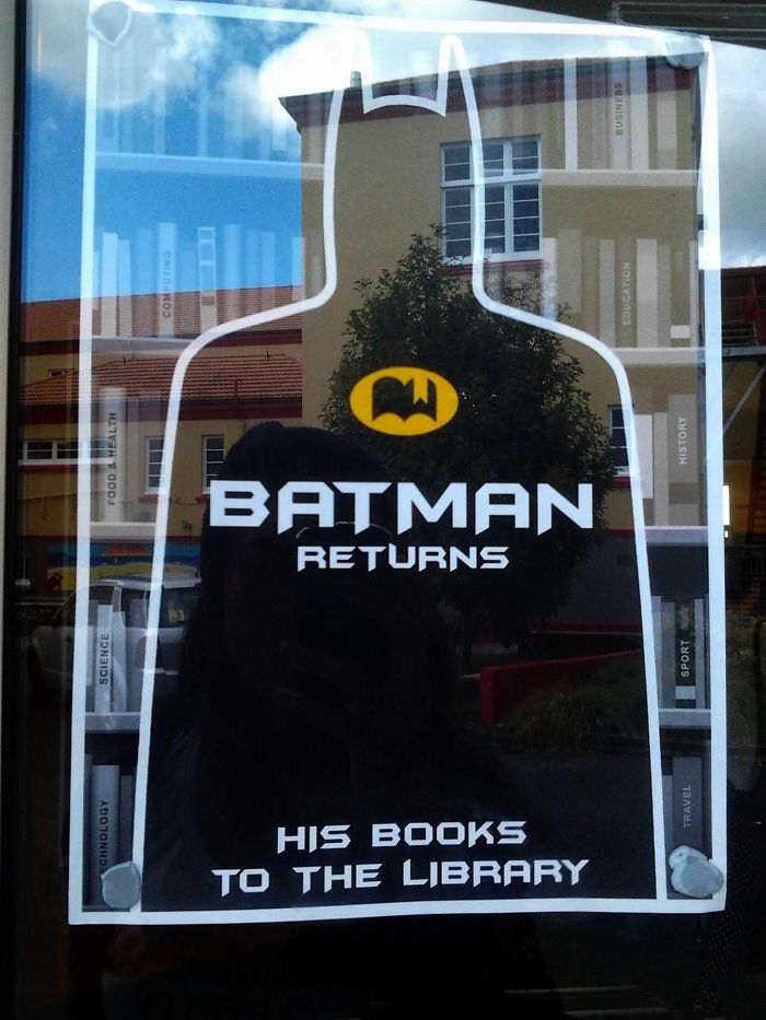 Batman Library Joke