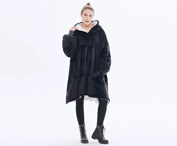 These Giant Fluffy Hoodie Blankets Will Keep You Nice And Toasty ...