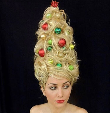 Christmas Tree Hairstyles Are Fast Becoming A Holiday Trend