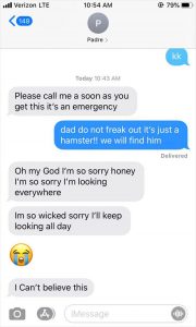 Dad Loses Daughter's Hamster And His Panic-Filled Texts Show How Pure ...