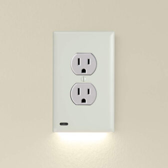 These Outlet Covers Double-Up As LED Night Lights And Require No DIY Skills