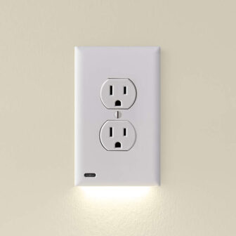 These Outlet Covers Double-Up As LED Night Lights And Require No DIY Skills