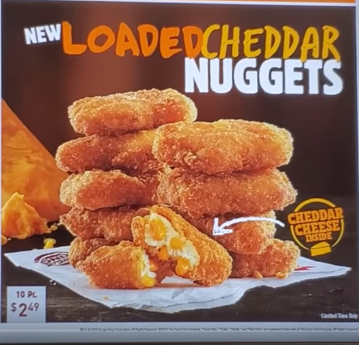 Loaded Cheddar Nuggets Have Been Spotted At Burger King And They Look ...