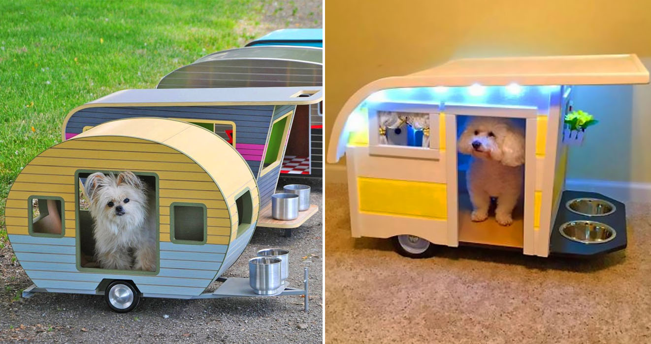 Dog A Camping Trailer Bed 
