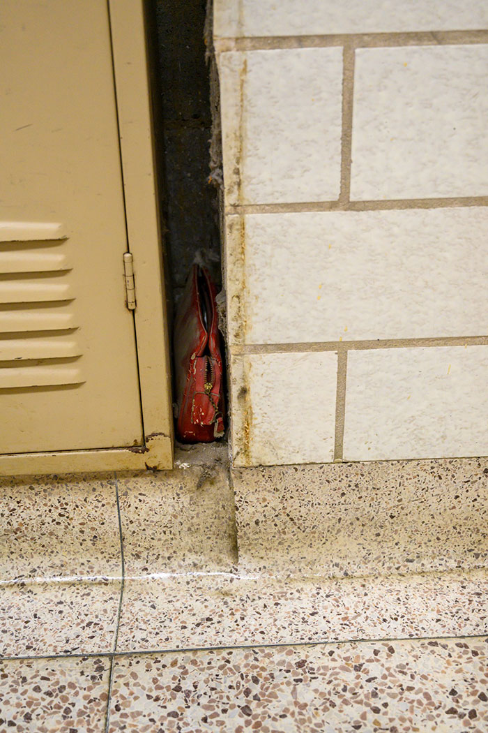 Old Red Purse Retrieved at North Canton Middle School