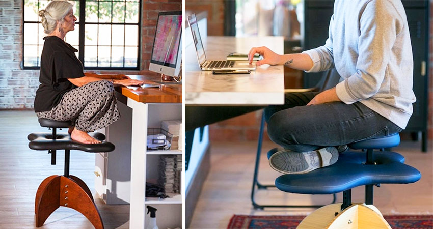 The Soul Seat Is An Office Chair That Lets You Sit In Many Different Positions Like Cross Legged For Example