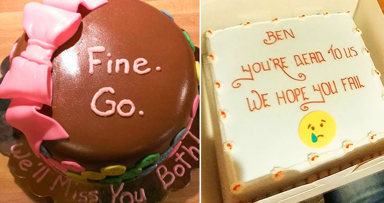 Funny Farewell Cakes For Your Coworker Who Quits Next ✌ - YouTube