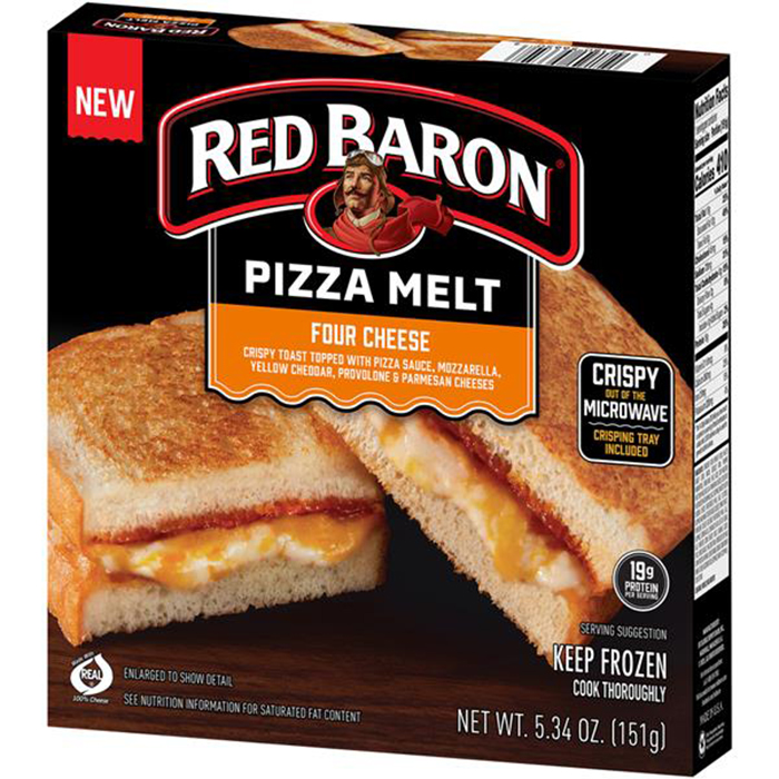 red baron pizza melt four cheese