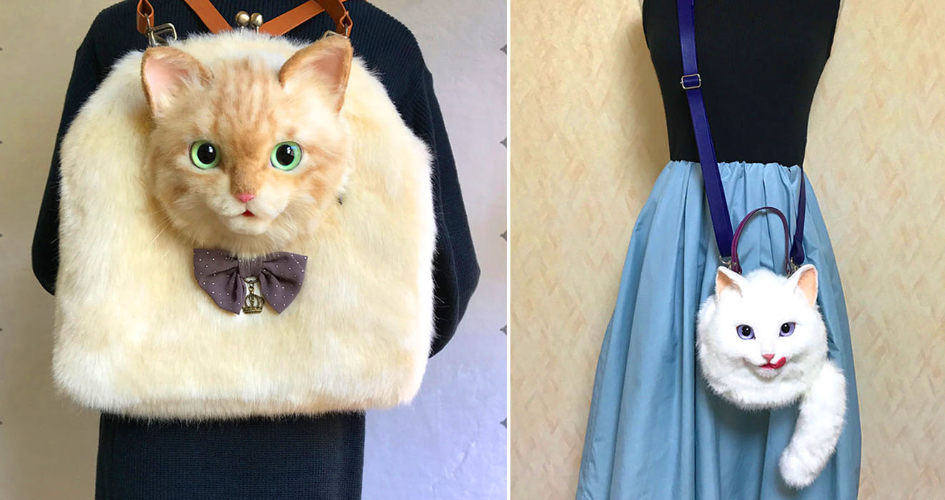 Realistic Cat Handmade Shoulder Bag – Mavigadget