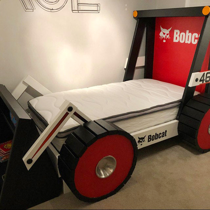 kids tractor bed