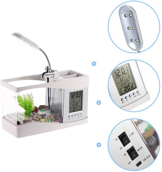 You Can Get A USB Powered Mini Aquarium For Your Desk At Work