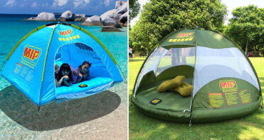 This Inflatable Tent Let's You Relax In The Shade On Water Or Land In ...