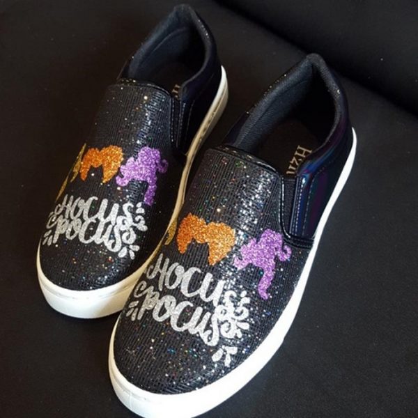 These Sparkling Hocus Pocus Sneakers Are Perfect For Halloween