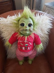 These Realistic Baby Grinch Dolls Are A Cute Addition To Your Christmas ...