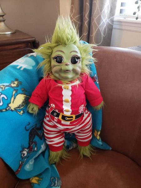These Realistic Baby Grinch Dolls Are A Cute Addition To Your Christmas ...