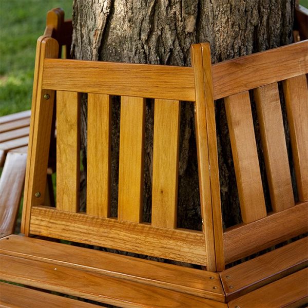 Wrap Around Tree Benches Are A Functional And Beautiful Addition To   Hexagonal Outdoor Wooden Seating With Backrests 600x600 