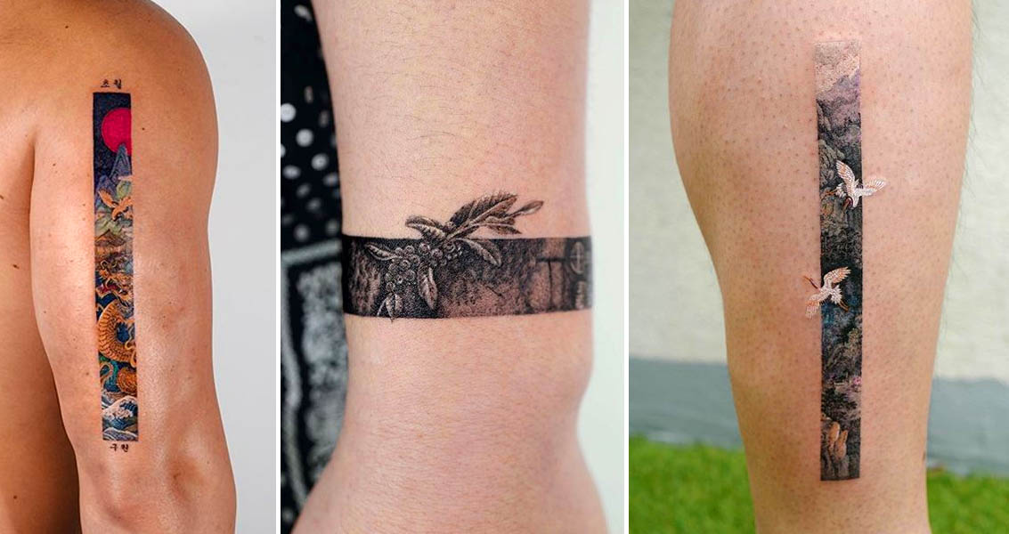Delicate Tattoos Inspired by Traditional Chinese Painting Tell Stories  Within Long Rectangles  LaptrinhX  News