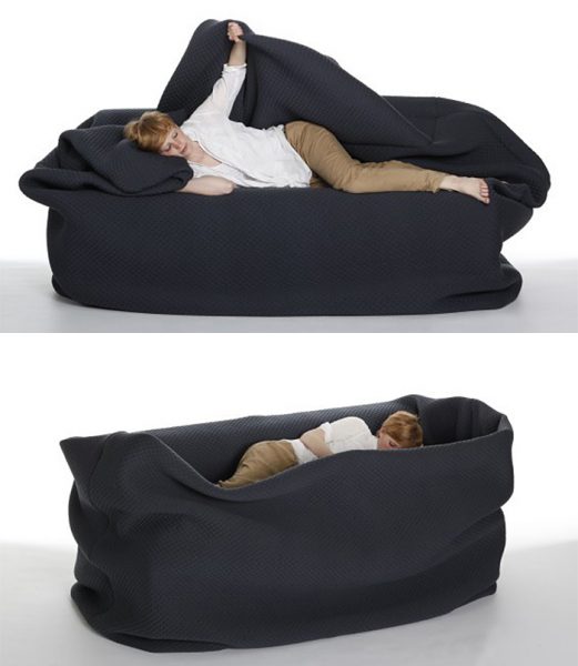Bean Bag Bed With Adjustable Textile Cover 521x600 