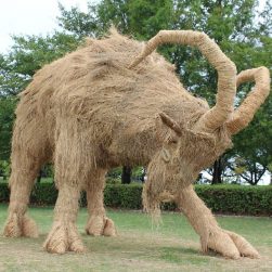 People Create Giant Straw Sculptures At Japan’s Annual Wara Art Festival