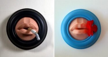 This Silicone Rubber Lips Wall Feature Will Certainly Get People's 