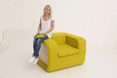 The FLOP Multi Functional Armchair Transforms Into A Bed With Ease   Flop Multifunctional Armchair Designer Elena Sidorova 373x249 