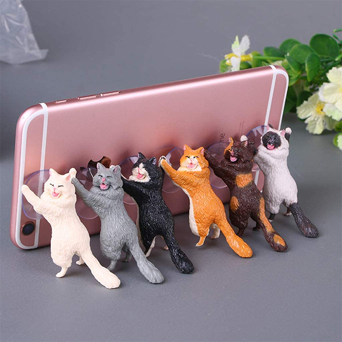 suction cat phone holders