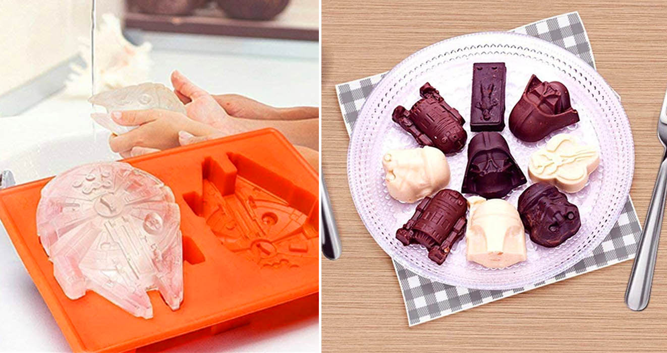 Star Wars fans will love these Millennium Falcon ice molds