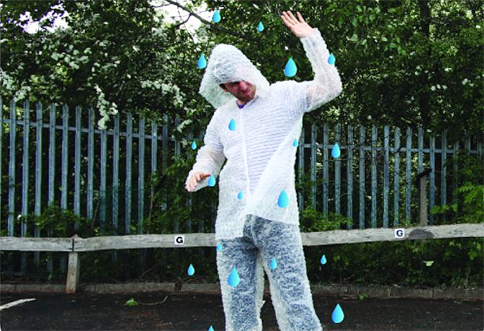 Bubble Wrap Safety Suit Costume