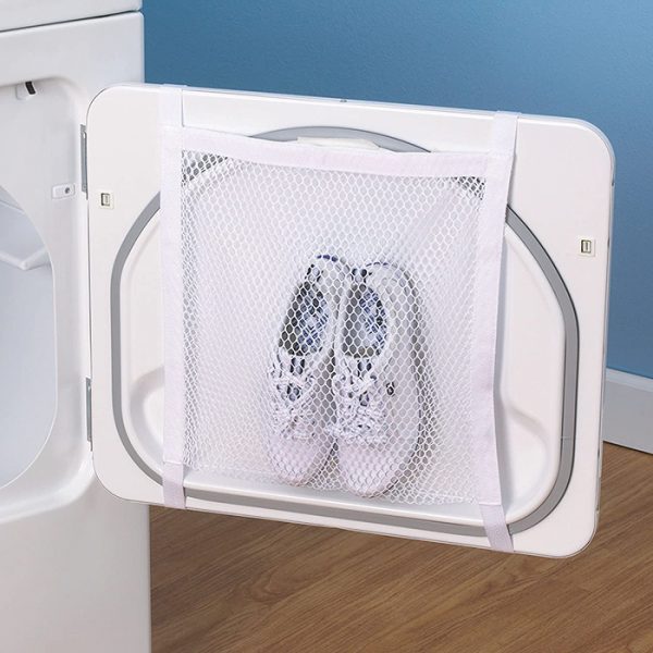 This Dryer Door Shoe Net lets You Dry Your Shoes Without Them Knocking ...