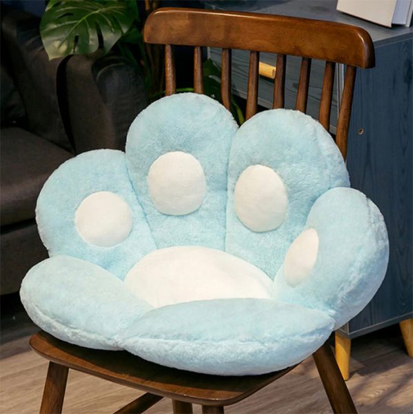 cat paw seat pillow