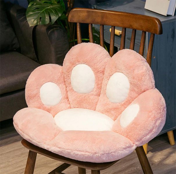 paw print chair cushion