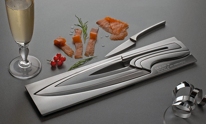 These Nesting Knives Take Up Just the Space That a Single Knife