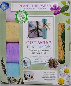 This Plantable Gift Wrap Is Embedded With Seeds That Grow Into Flowers 