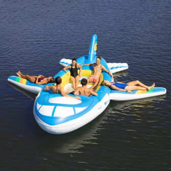 This 18 ft Inflatable Airplane Float Is Perfect For Summer Parties With ...