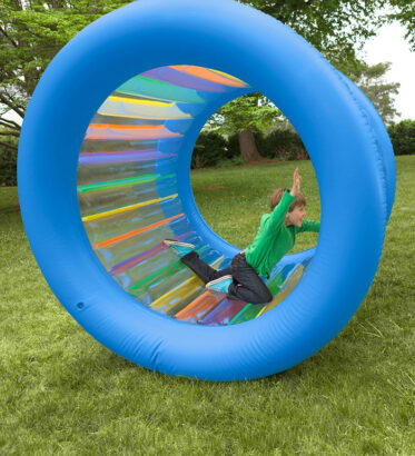 giant inflatable roller wheel