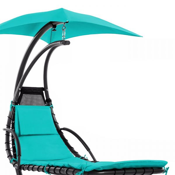 Relax In Style With This Hanging Curved Chaise Lounger