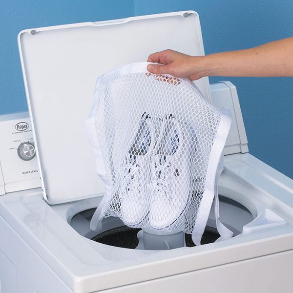 This Dryer Door Shoe Net lets You Dry Your Shoes Without Them Knocking ...